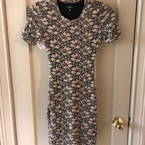 Short sleeve bodycon dress